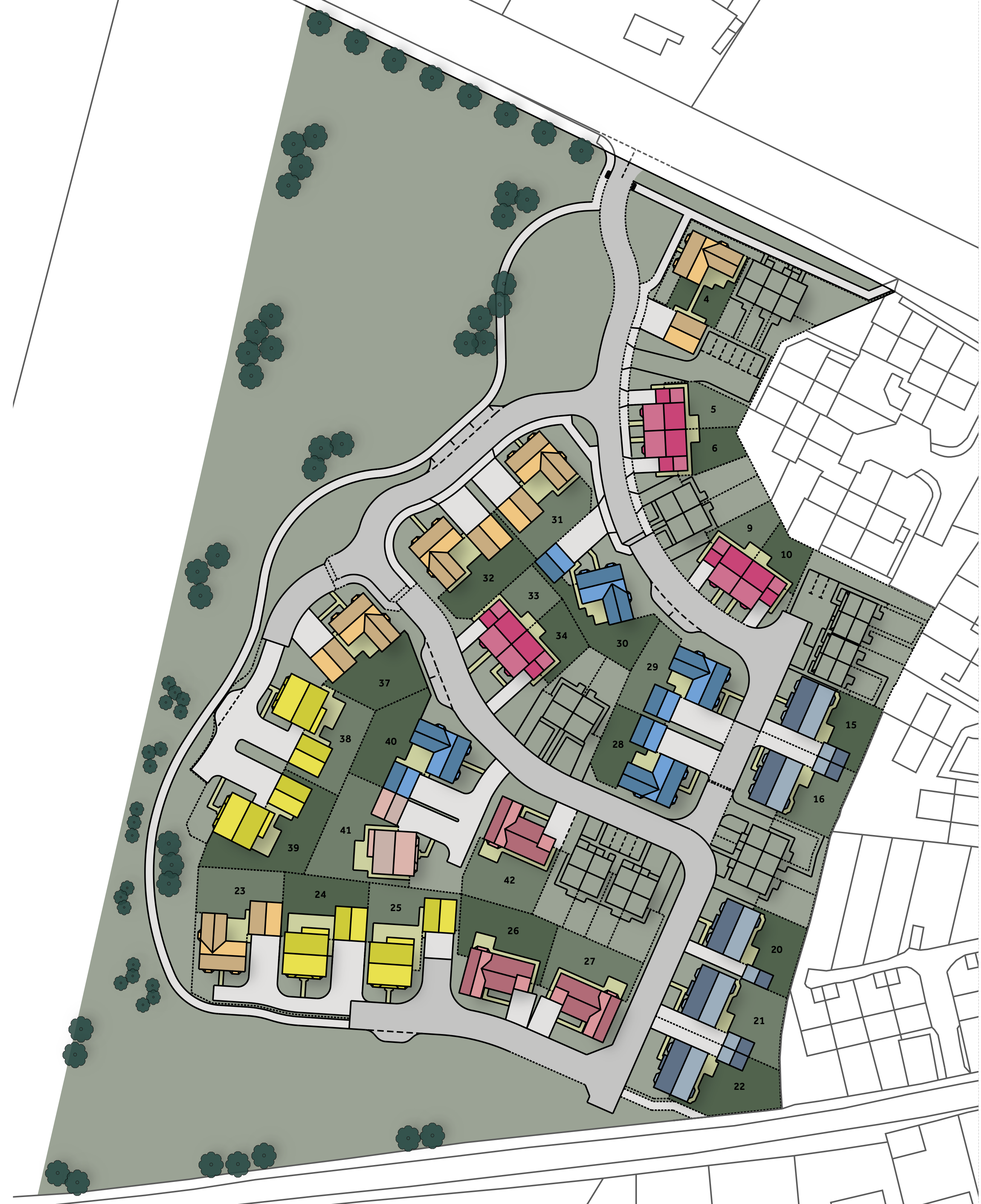 Forest Chase – Development Layout