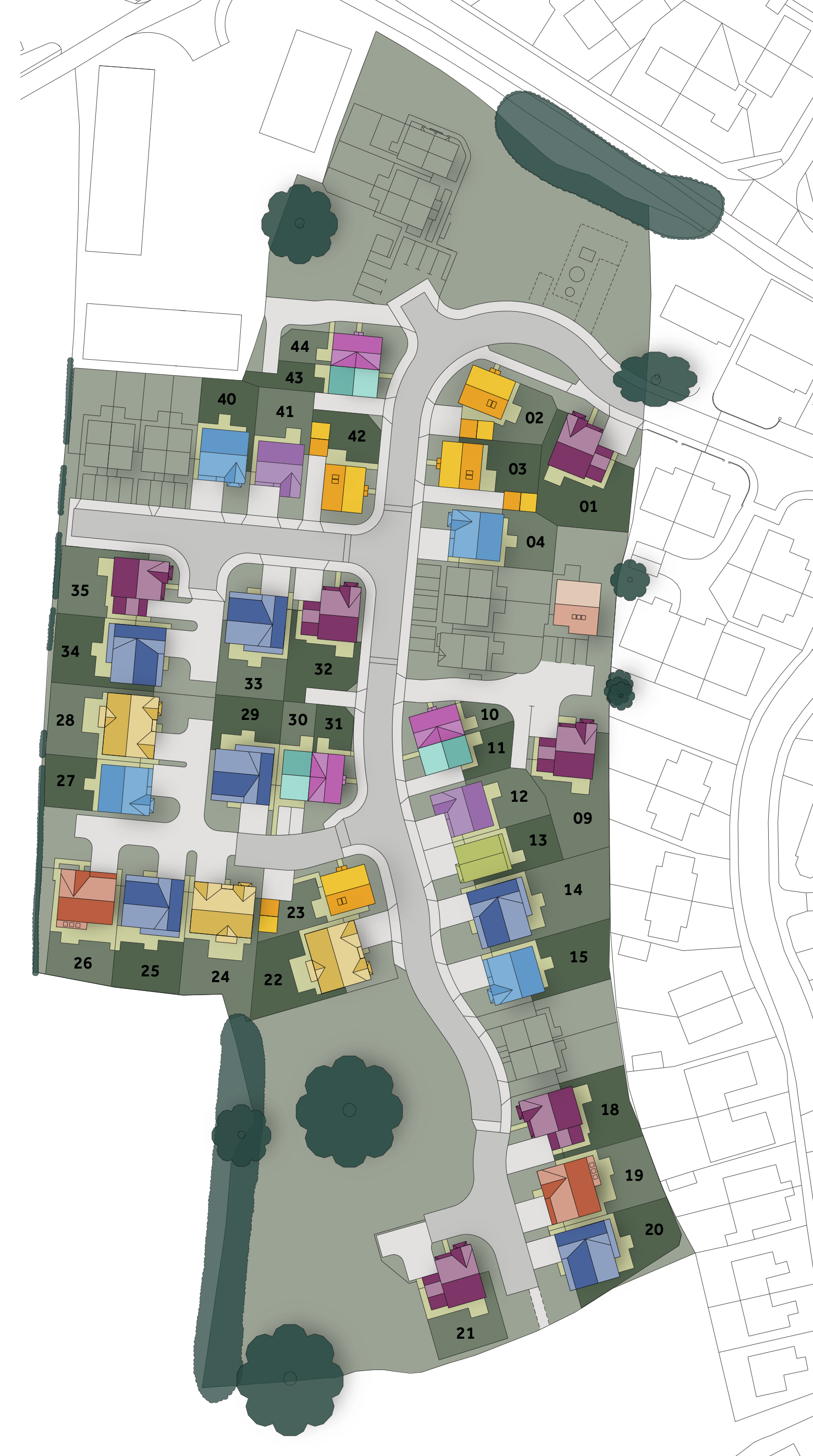 Oakland Park - Development Layout