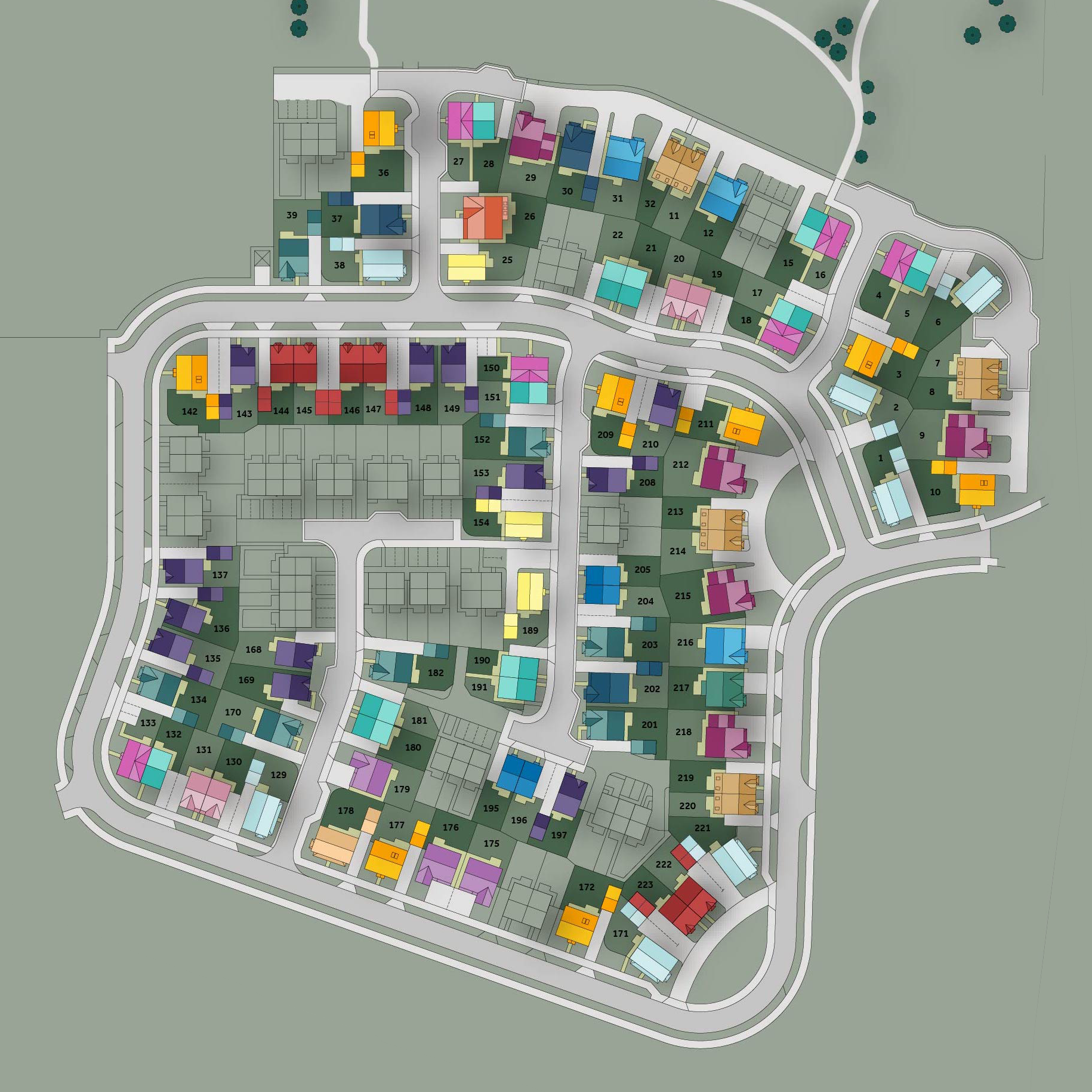 The Meadows – Development Layout