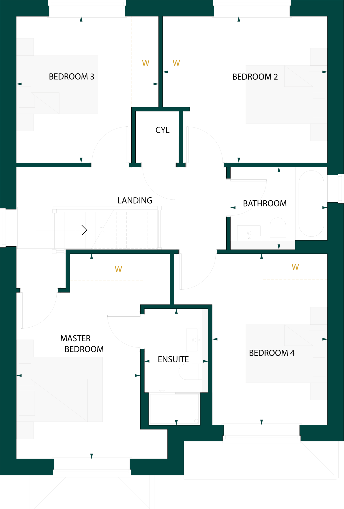 Oakland II First Floor